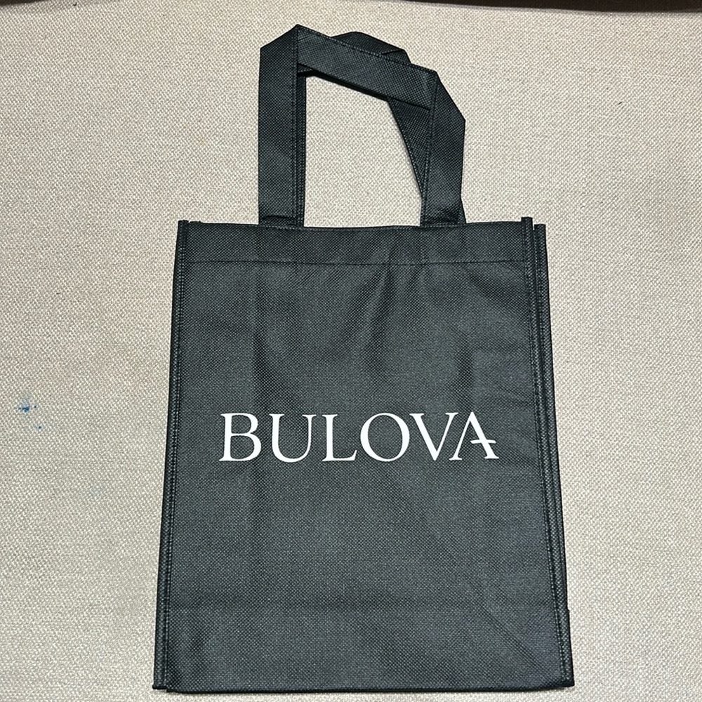 Black Bulova canvas bag